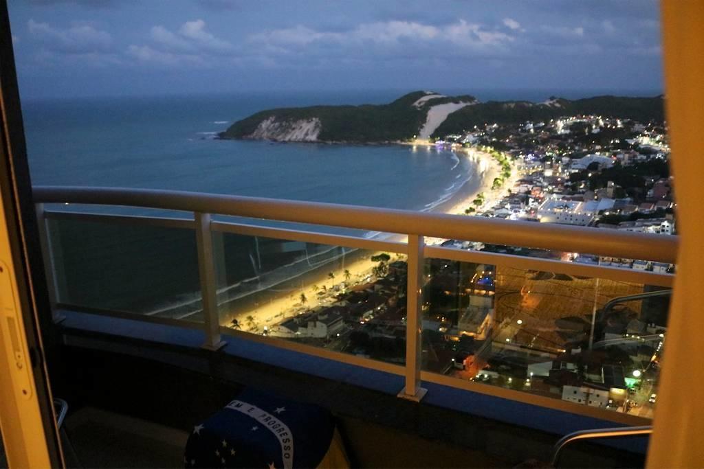 Incrivel Vista Vip De Ponta Negra - Morro Do Careca Do 32º Andar Natal Exterior foto